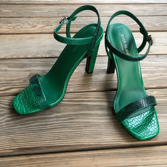 river island croc heels